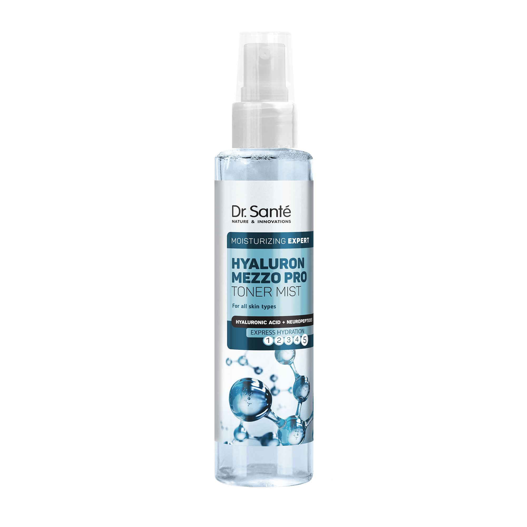 Тонер міст для обличчя Dr. Sante Hyaluron Mezzo Pro Toner Mist, 150 мл